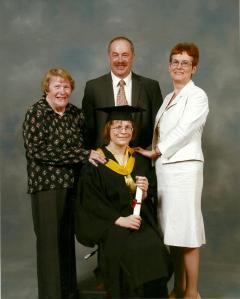My family and I at graduation 