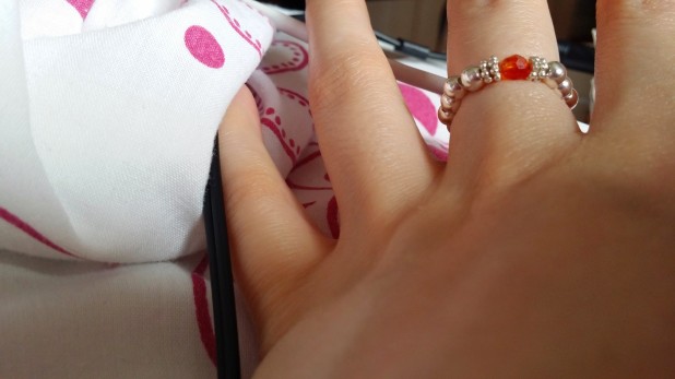 The gorgeous Annie Haak adjustable ring that I bought for myself 