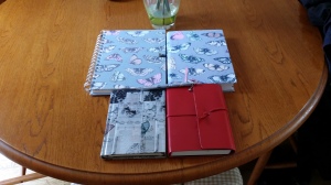 Some of the lovely notebooks and journals that know all my innermost thoughts...