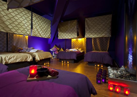 A photo of the Relaxation Zone at the Vale Spa in South Wales